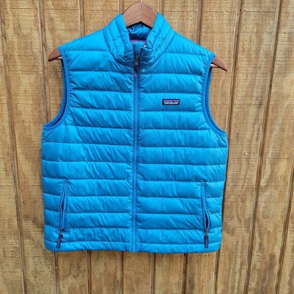 Patagonia Nano Puff Blue Vest Youth XXL (16-18) - Picture 1 of 12